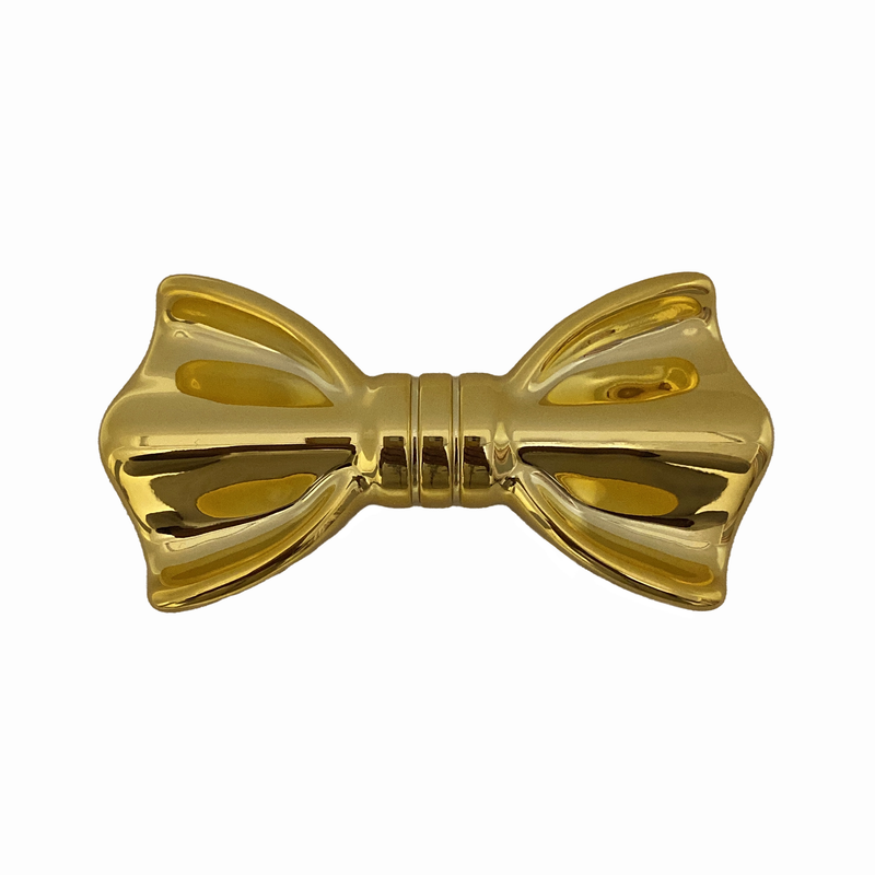 GOLD MOIRÉ CERAMICA BOW TIE