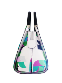 GEO-POP GENUINE ITALIAN LEATHER HANDBAG