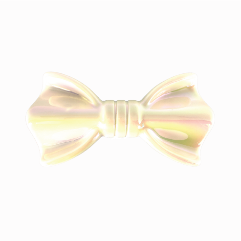 PEARLESCENT MOIRÉ DIGITAL BOW TIE