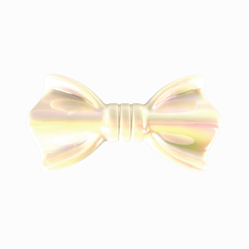 PEARLESCENT MOIRÉ DELUXE BOW TIE