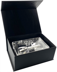 PLATINUM MOIRÉ DELUXE BOW TIE