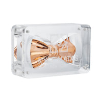 ROSE GOLD MOIRÉ DELUXE BOW TIE