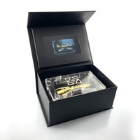 GOLD MOIRÉ DIGITAL BOW TIE