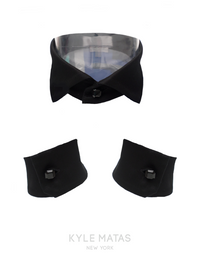 LONG SLEEVE SEMI-TRANSPARENT SLIM FIT MEN'S SHIRT