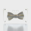 PEARLESCENT MOIRÉ BOW TIE