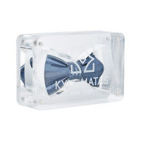 SPACE GRAY MOIRÉ DIGITAL BOW TIE